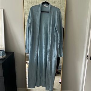 NakedCashmere Light Blue Long Cardigan
